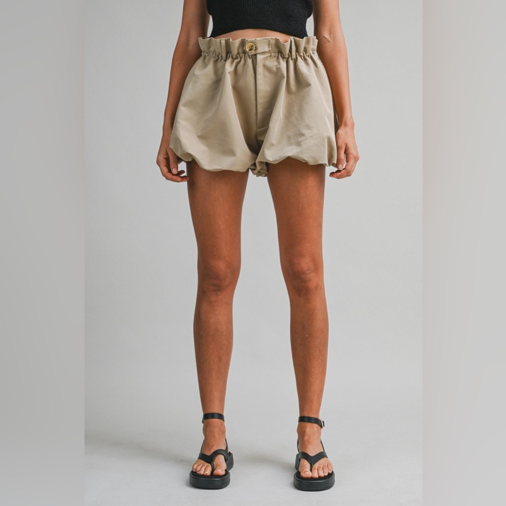 Long Drive Paper Bag Shorts NWT